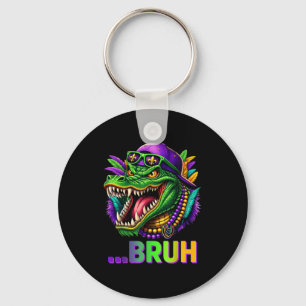 Alligator Bruh Mardi Gras Costume Men Women Kids  Keychain
