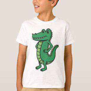 Alligator Character Cartoon T-Shirt