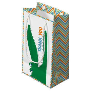 Alligator Chomp, Chevron Thank You Favor Bag