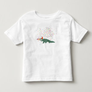 Alligator Crocodile - Animals Having a Party Toddler T-shirt