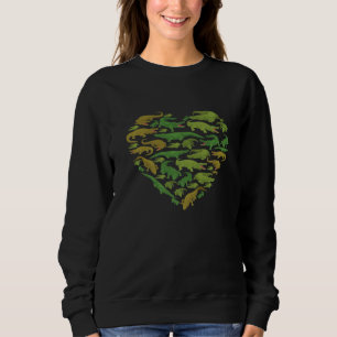 Alligator Crocodile Gator Animal Heart Men Women K Sweatshirt