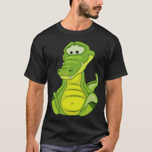 Alligator Cute Kawaii toon Crocodile T-Shirt