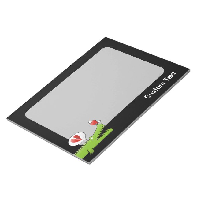 Alligator dans le Bloc-notes Love (Incliné)