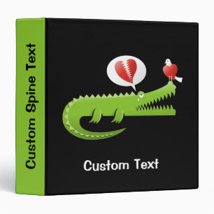 Alligator en amour Classeur de ceinture 3