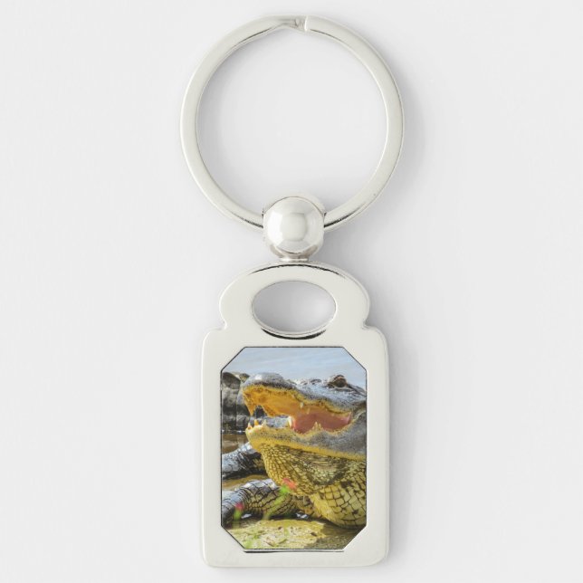 Alligator. Face to face Keychain (Front)