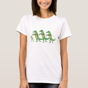 Alligator & Frog Chorus line T-shirt