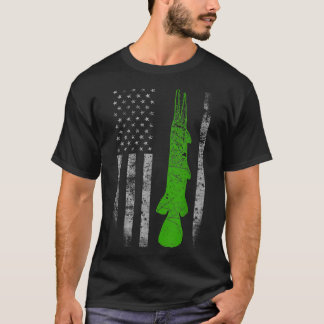 Alligator Gar Flag - Alligator Gar Fishing  T-Shirt