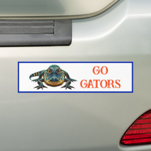 Alligator - Go Gators Bumper Sticker