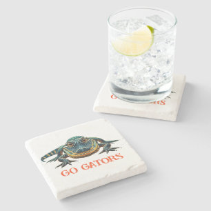 Alligator - Go Gators Stone Coaster