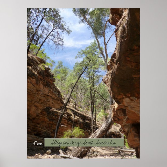 Alligator Gorge, South Australia Poster (Front)