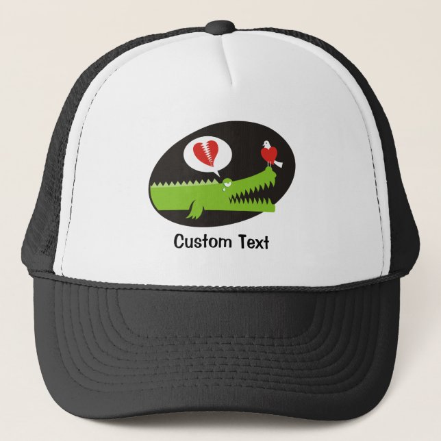 Alligator in Love Trucker Hat (Front)