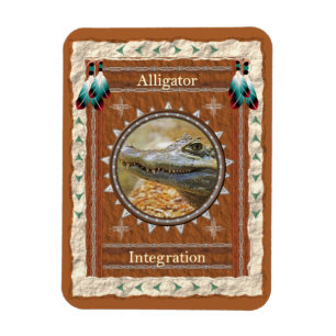 Alligator-Integration - Vinyl Flexi Magnet