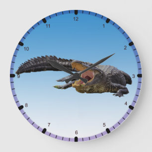 Alligator Large Clock