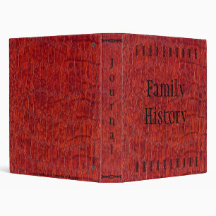Alligator Leather Print Journal Avery Binder
