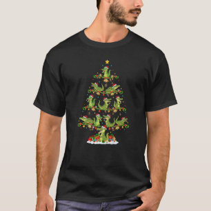 Alligator  Lights Xmas Santa Alligator Christmas T T-Shirt