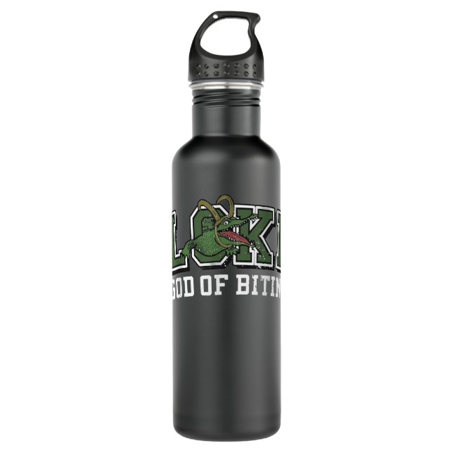 Alligator Loki 2021,Croki Unisex, Gator Loki  710 Ml Water Bottle (Front)