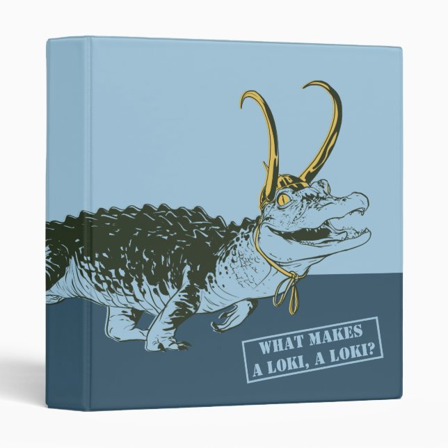 Alligator Loki Illustration Binder (Front/Spine)