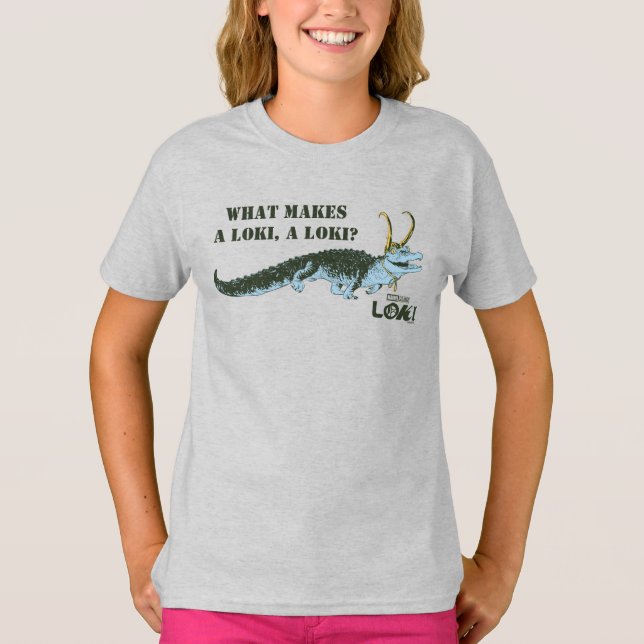 Alligator Loki Illustration T-Shirt (Front)