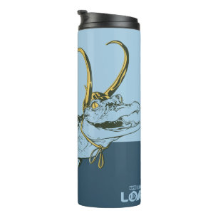 Alligator Loki Illustration Thermal Tumbler