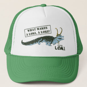 Alligator Loki Illustration Trucker Hat