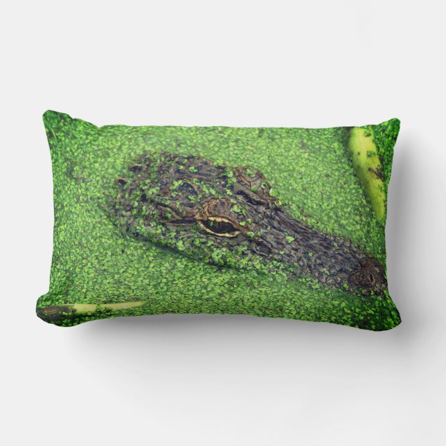 Alligator Lumbar Pillow (Front)