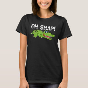 Alligator Oh Snap Gator Birthday For Kids Boys Gir T-Shirt