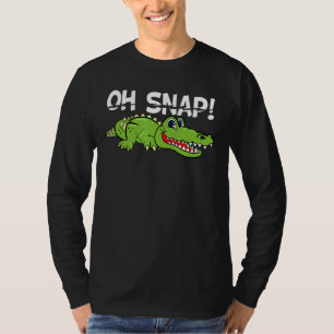 Alligator Oh Snap Gator Birthday For Kids Boys Gir T-Shirt