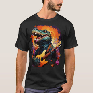 Alligator Playing Guitar T-Shirt
