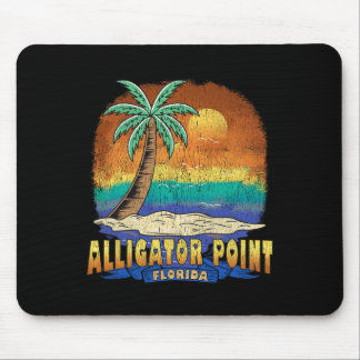 Alligator Point Florida Vintage Distressed Souveni Mouse Pad
