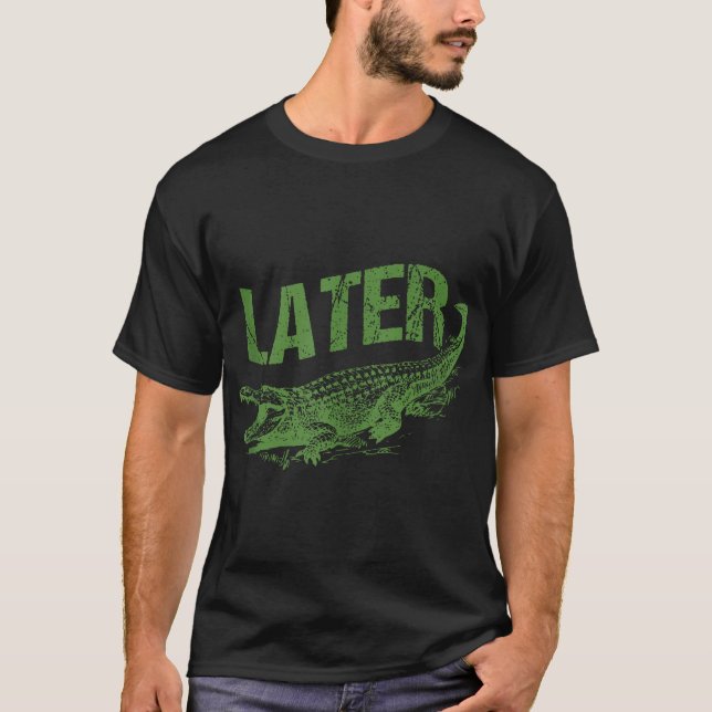 Alligator Pun Later Gator Tank Top (Front)
