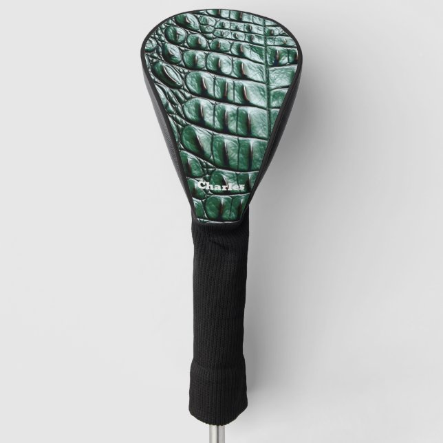 Alligator Skin Look Golf Head Cover (Front)