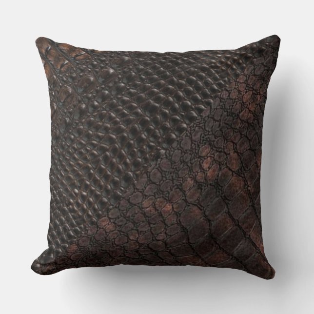 Alligator    Skinprint lancer oreiller (Recto)