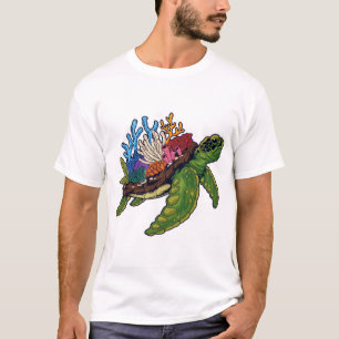 Alligator Snapping Red-Eared Slider Tortoise T-Shirt