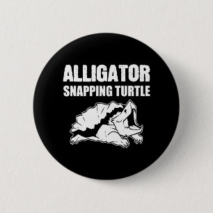 Alligator Snapping Turtle Animal Biologist Gift 2 Inch Round Button