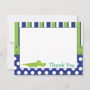 Alligator Thank You Card