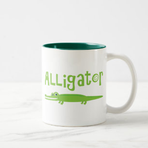 Alligator Two-Tone Coffee Mug