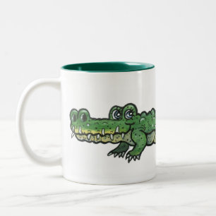 Alligator Two-Tone Coffee Mug