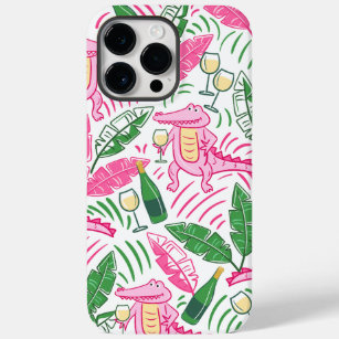 Alligator Wine Pink Green Preppy  Case-Mate iPhone 14 Pro Max Case
