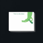 Alligator Wine Post-it Notes<br><div class="desc">For the gator in your life that enjoys wine. You can purchase as is our change the message. It's easy!</div>