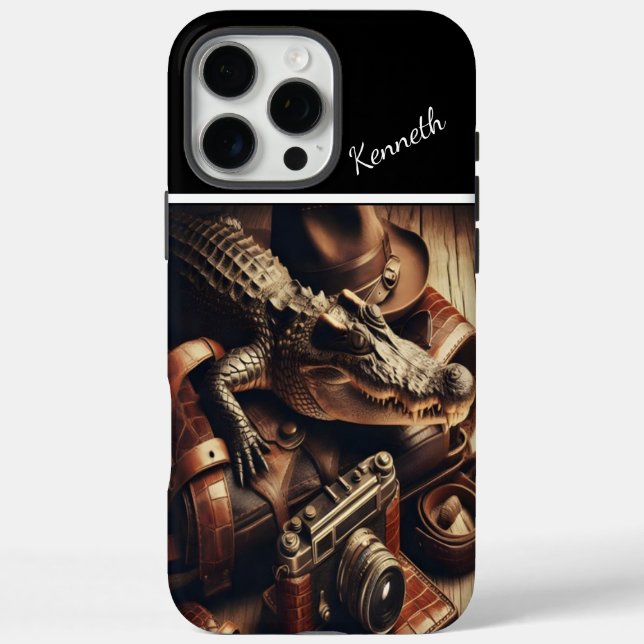 Alligator's Travel Gear Case-Mate iPhone Case (Back)