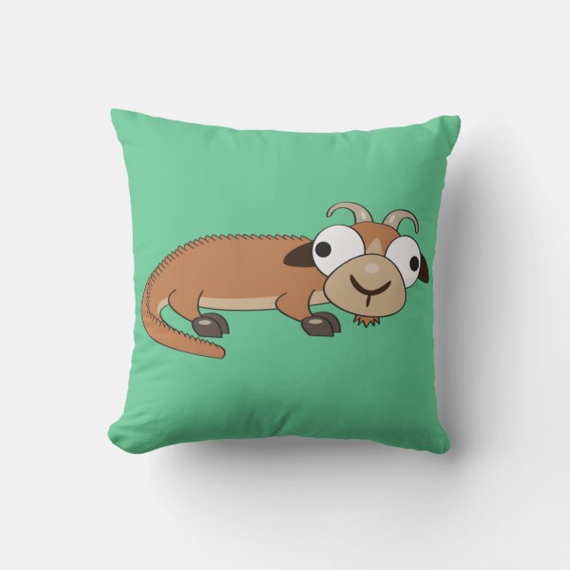 Alligoator Throw Pillow (Front)