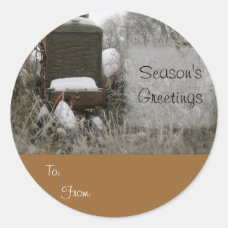 Allis Chalmers Chritsmas Gift Tag