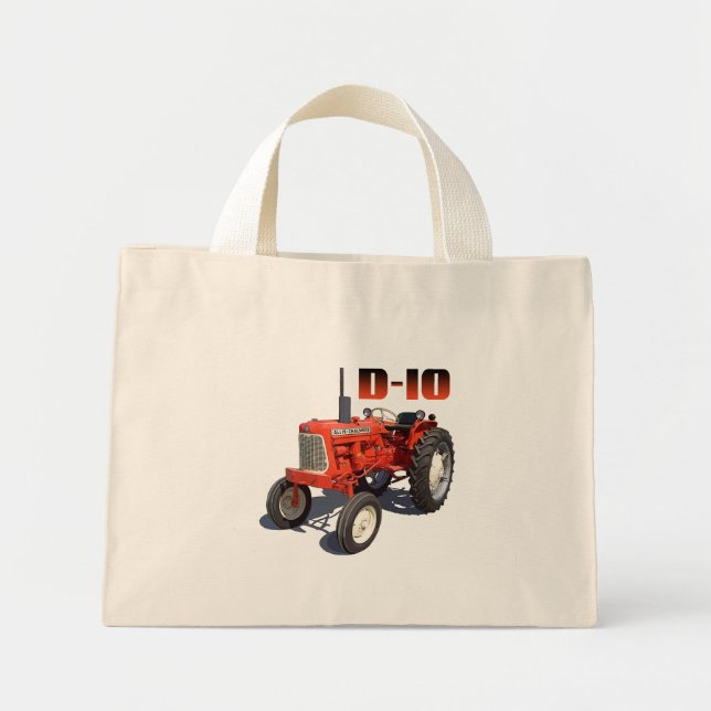 Allis Chalmers D-10 Tractor Mini Tote Bag (Front)