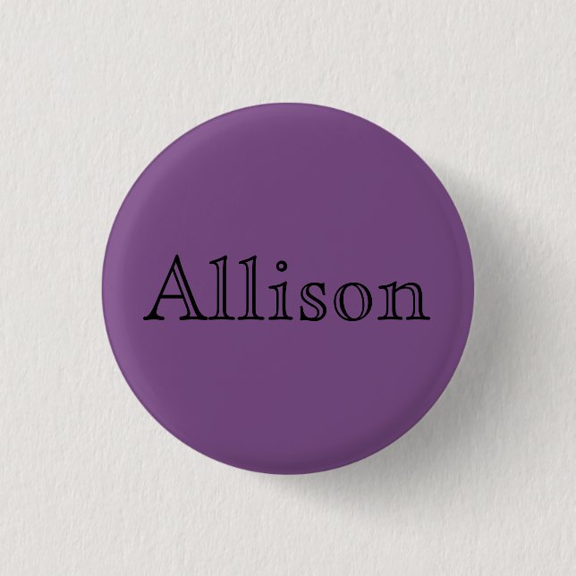 Allison from Orphan Black TVshow 1 Inch Round Button (Front)