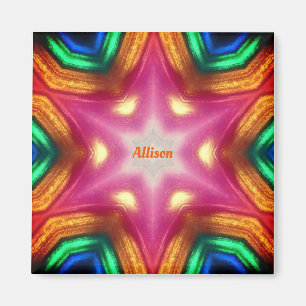 ALLISON ~ Gleaming Abstract ~ Personalised ~ Magnet