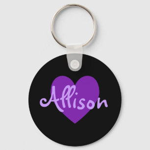 Allison in Purple Keychain