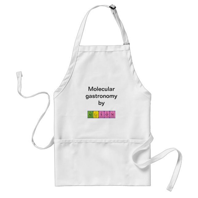 Allison periodic table name apron (Front)