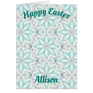 ALLISON ~ Personalized Easter card pattern ~