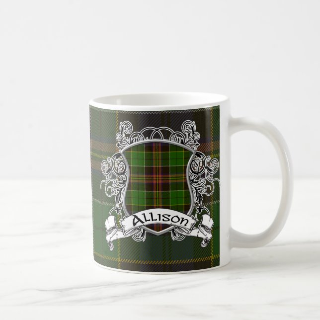 Allison Tartan Shield Coffee Mug (Right)