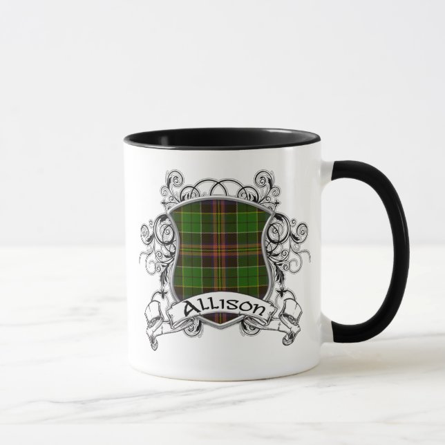 Allison Tartan Shield Mug (Right)